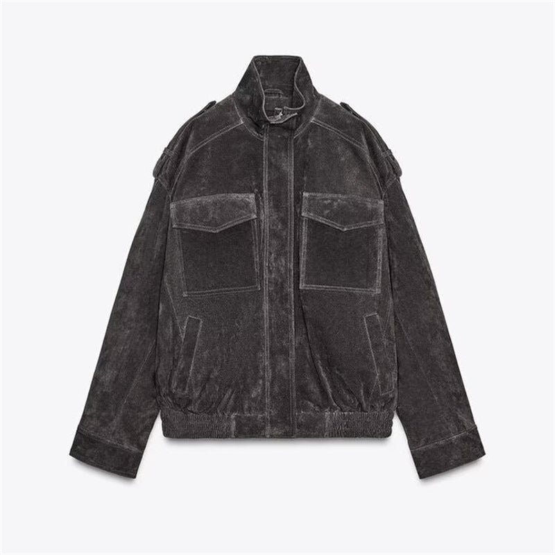 Casual loose-fitting jacket coat