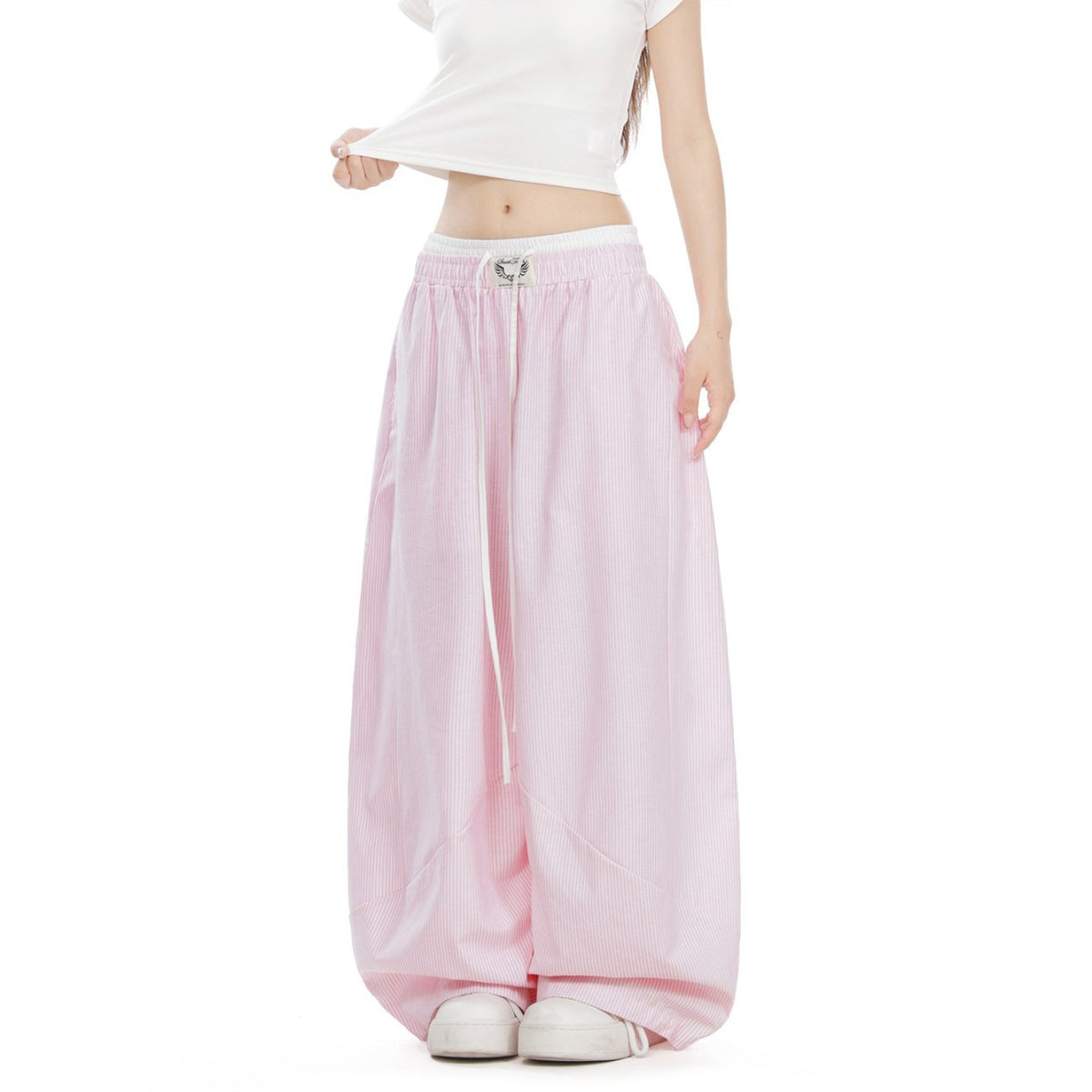 Casual straight-leg trousers