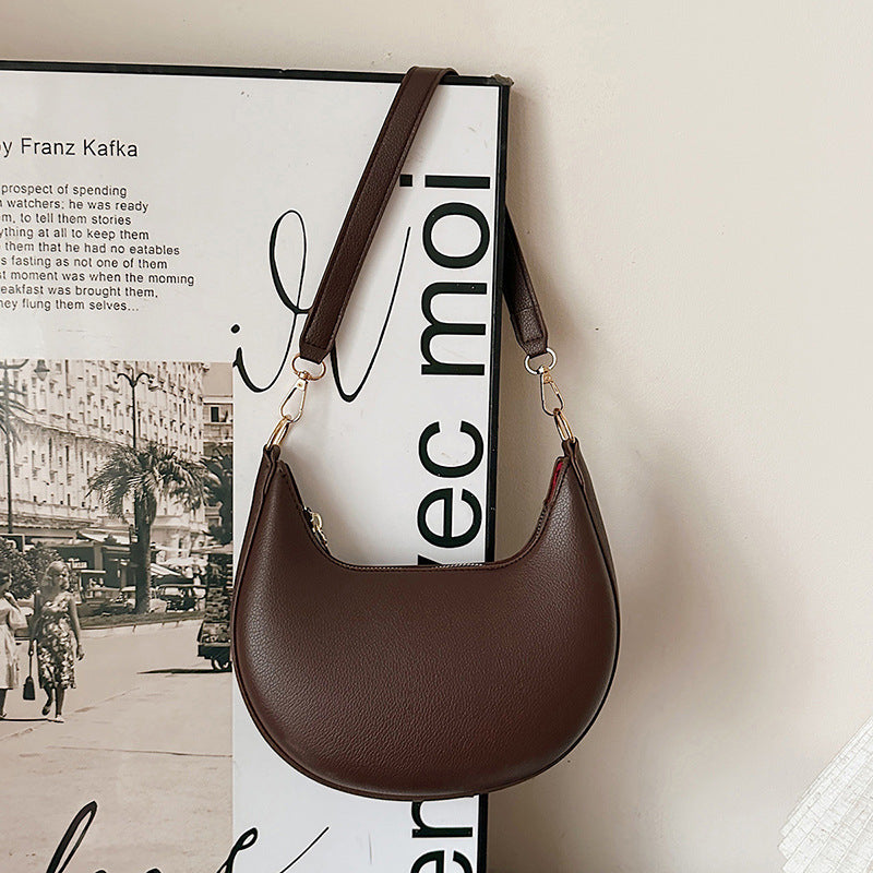 Vintage Crescent Shoulder Bag