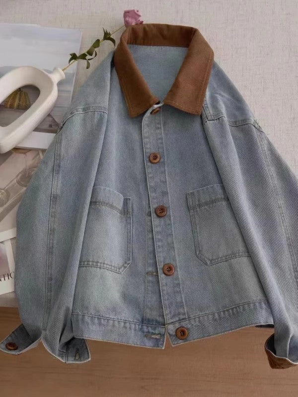 Retro Denim Jacket for Women
