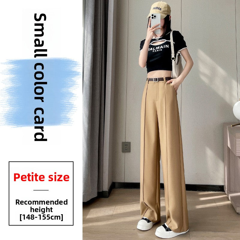 Glossy High Waist Wide Leg Trousers