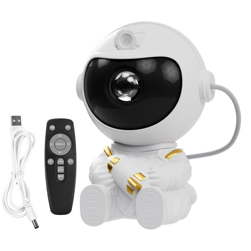 Astronaut Star Projection Night Light with Remote