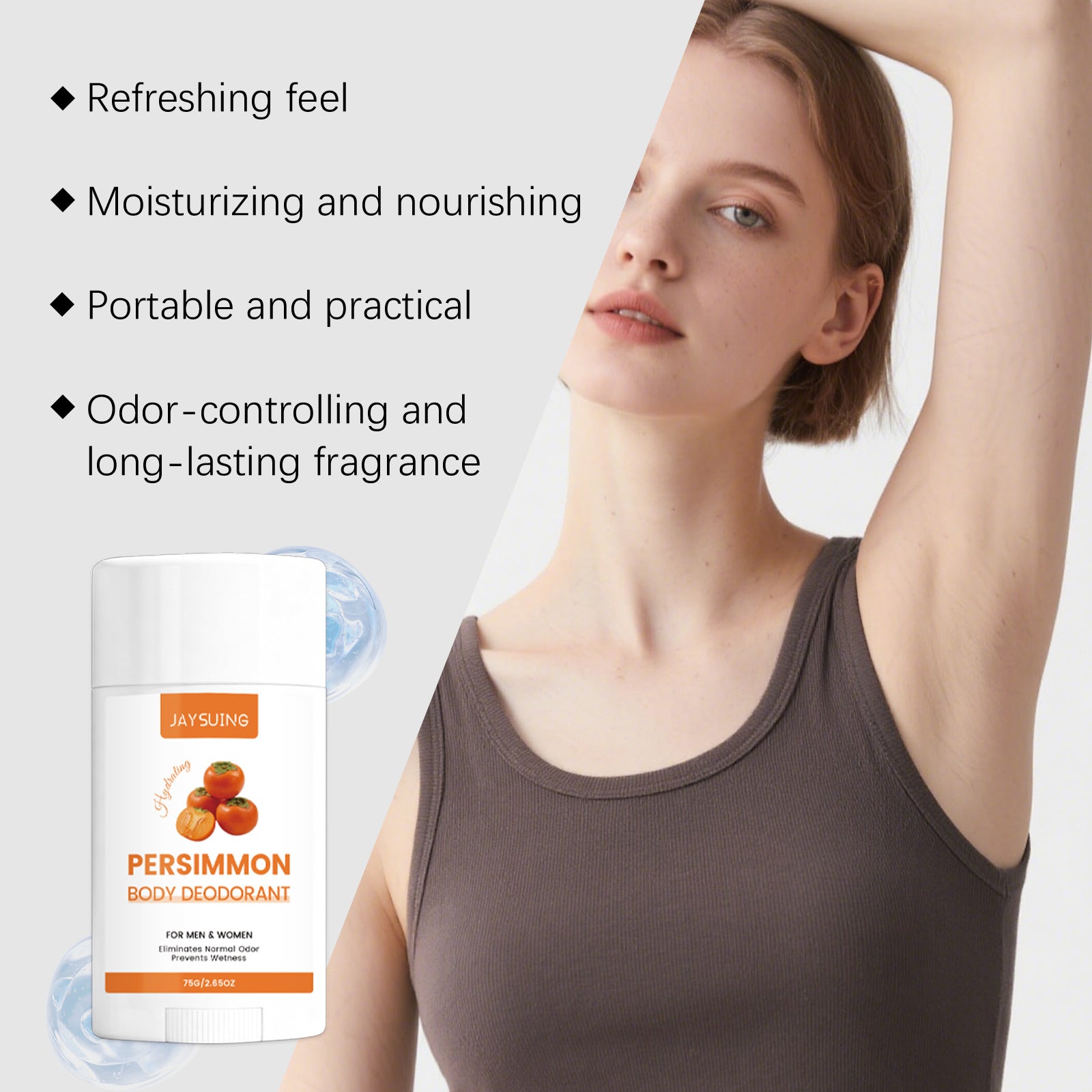 Persimmon Scent Moisturizing Deodorant Stick