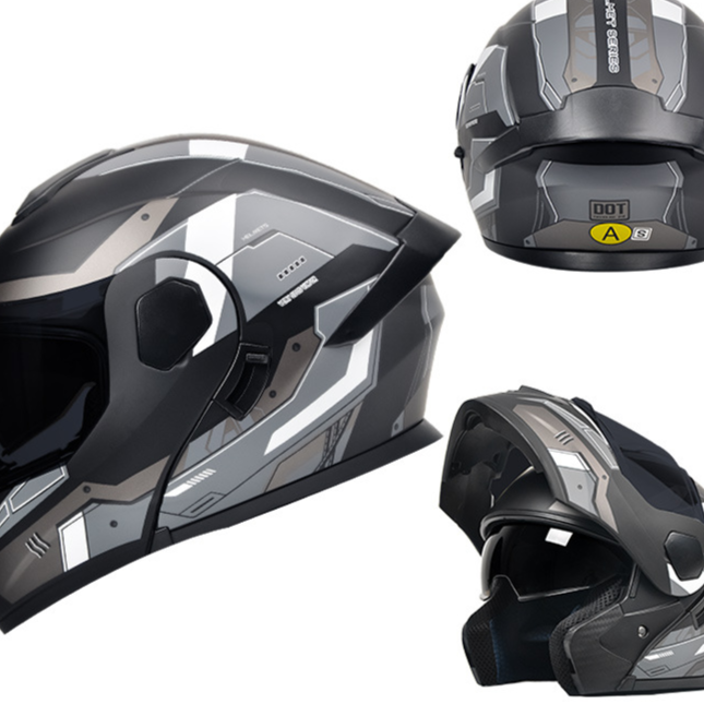 Motorcycle helmet with good ventilation in summer