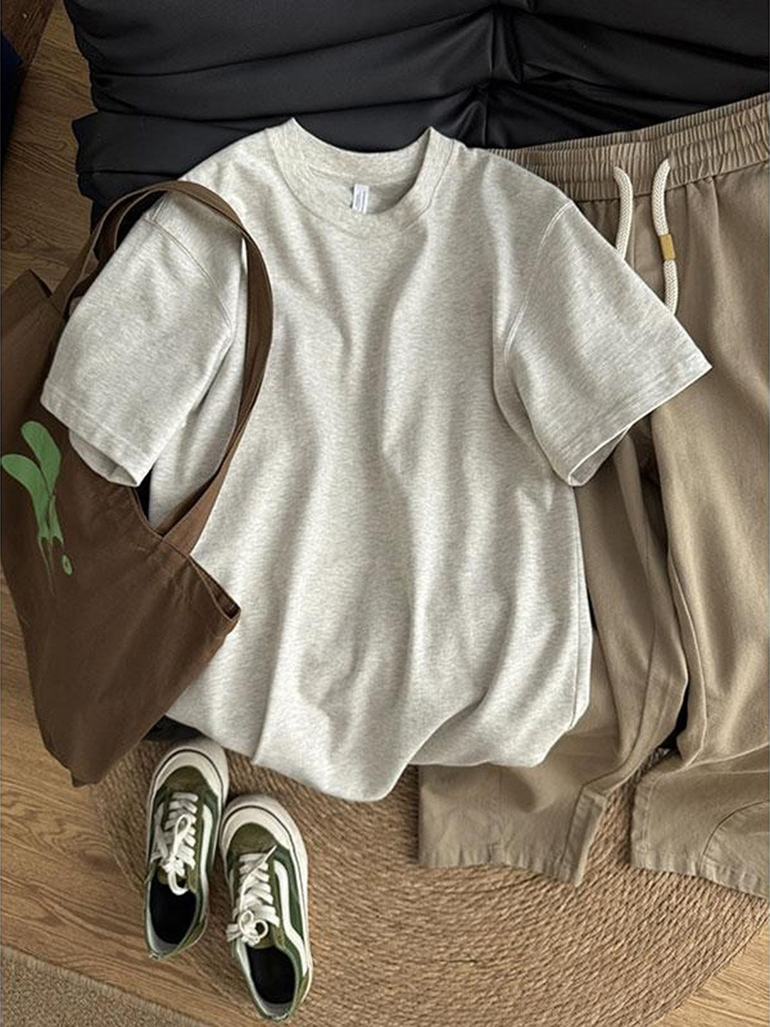 Men's Heavyweight Cotton Short Sleeve T-Shirt Cleanfit