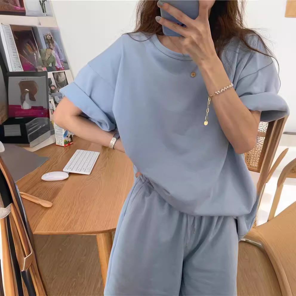 Women's Summer Shorts Two-Piece Set