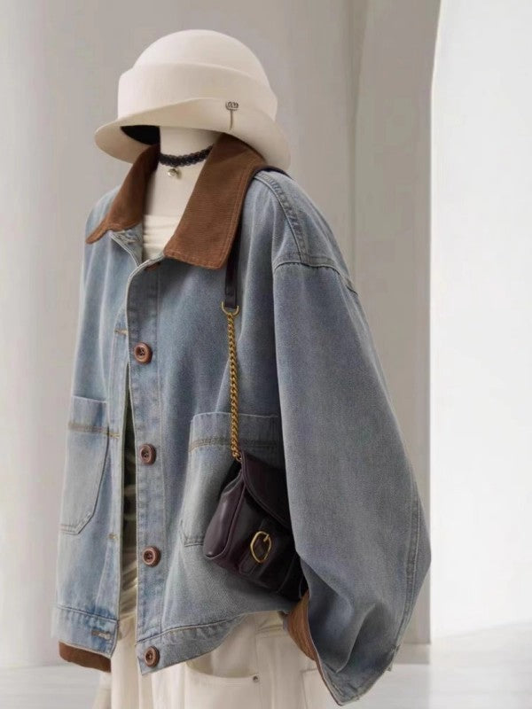 Retro Denim Jacket for Women