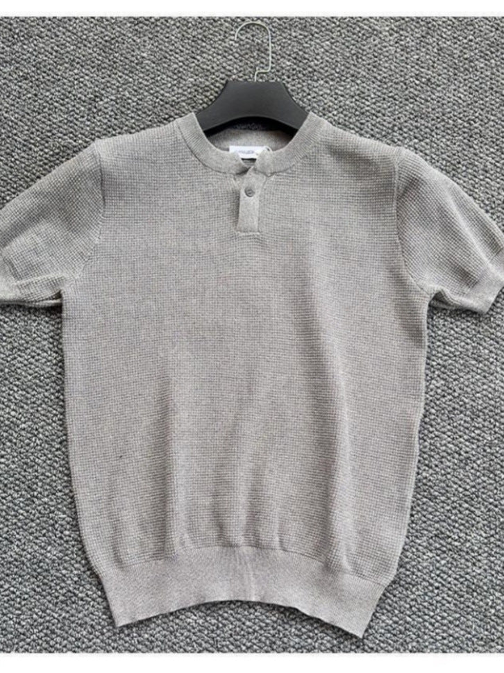 Pure Cotton Waffle Knit Shirt