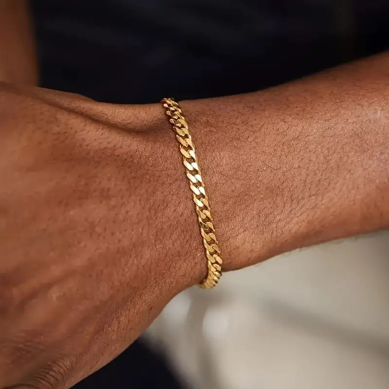 Men's Twist Chain Bracelet Set