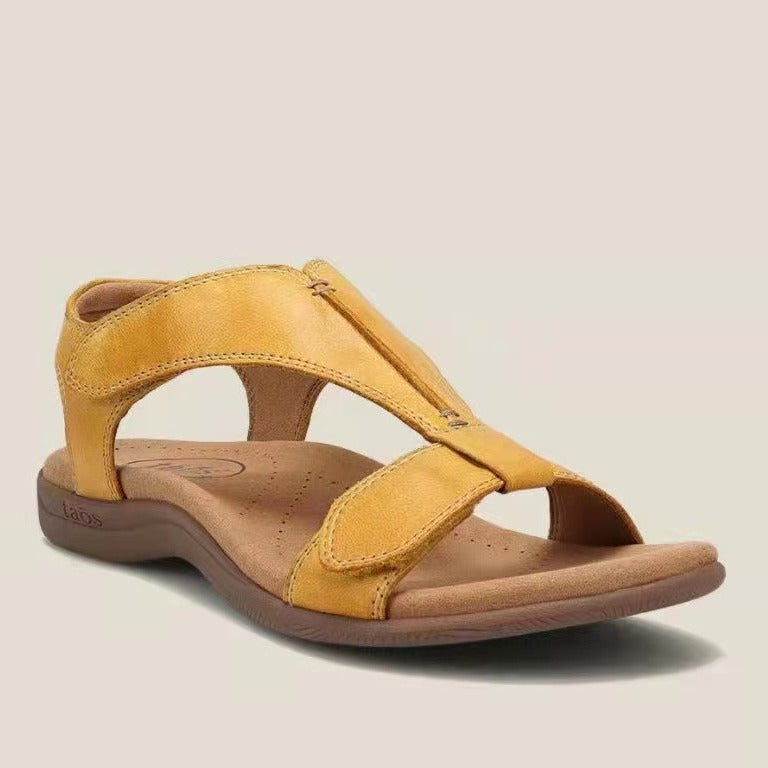 Plus-size casual flat fishmouth sandals