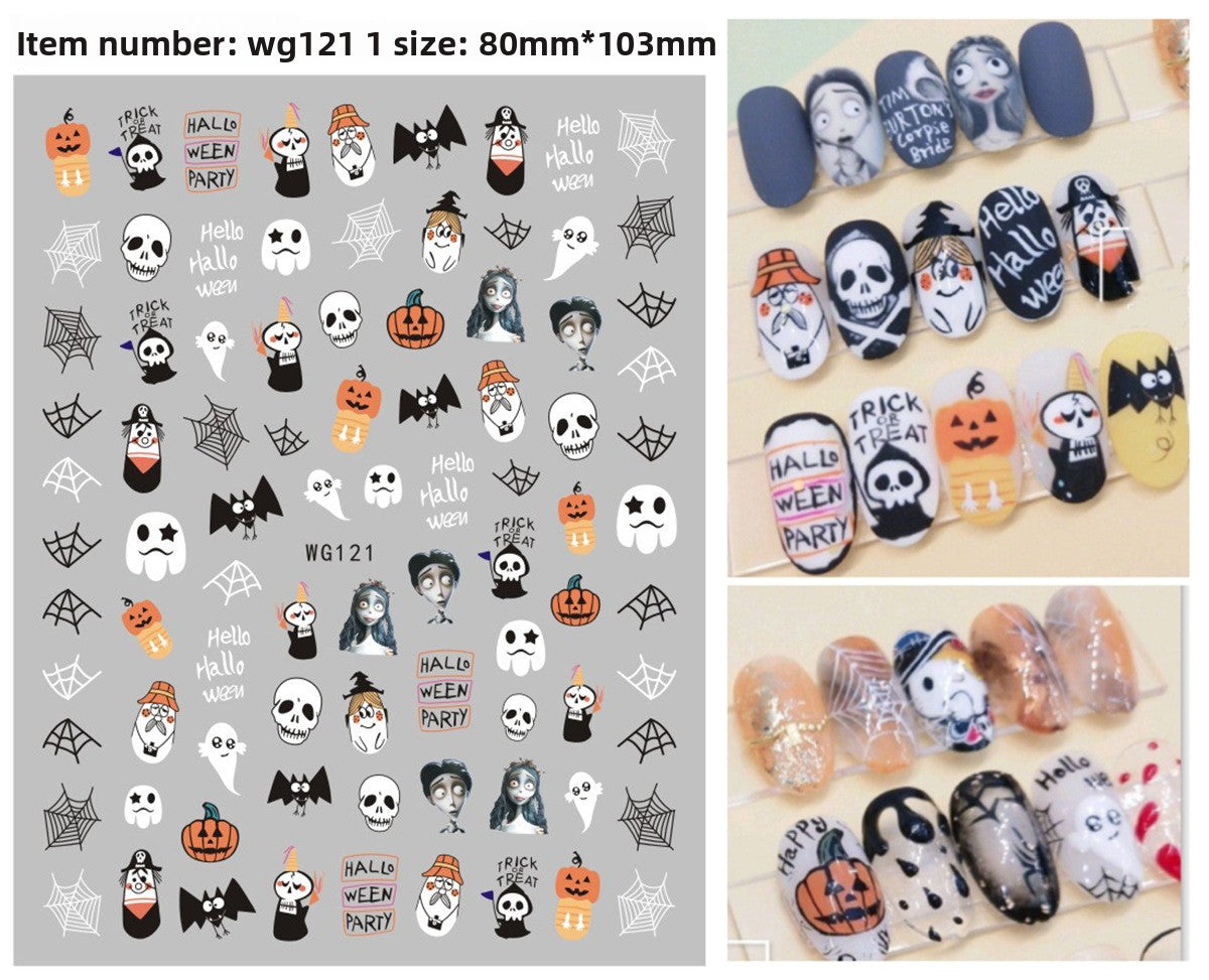 Halloween nail stickers