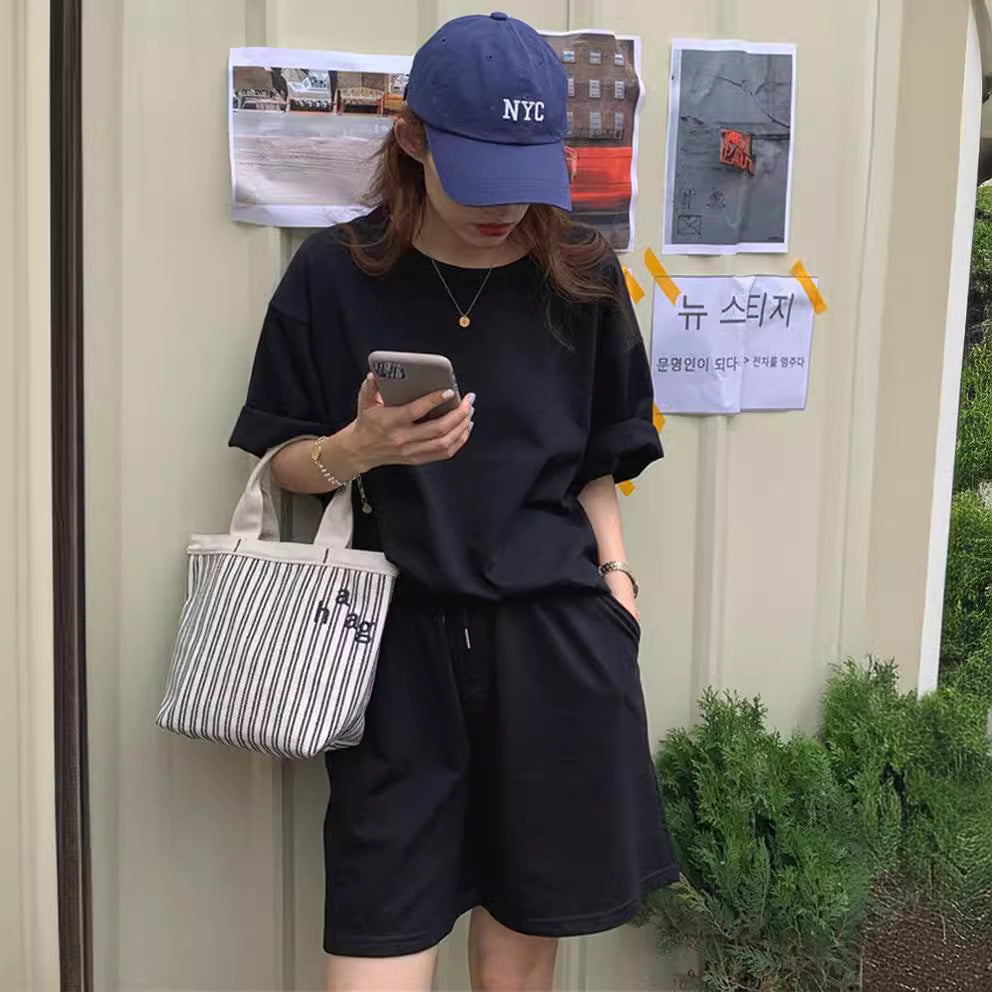 Women's Summer Shorts Two-Piece Set