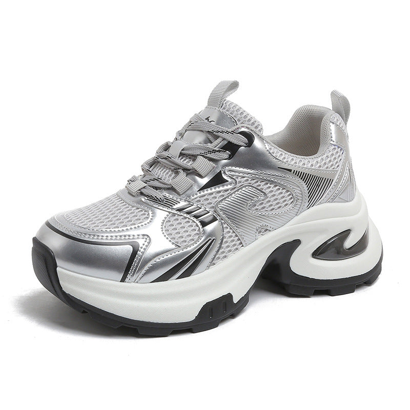 Thick-Soled Breathable Casual Sneakers for Women