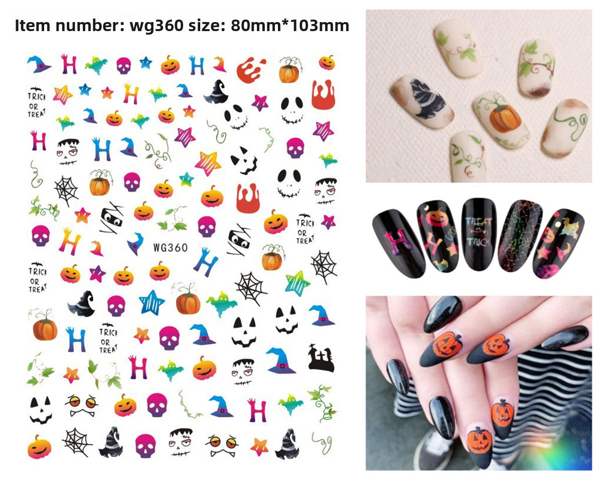 Halloween nail stickers