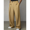 Mens Casual Straight Leg Trousers