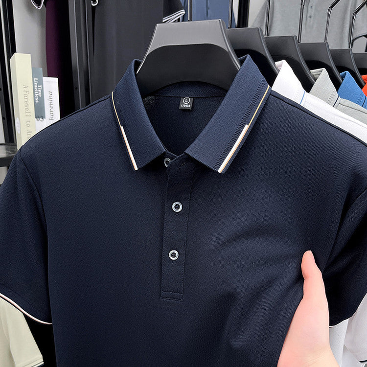 Mens Cotton Blend Polo Shirt
