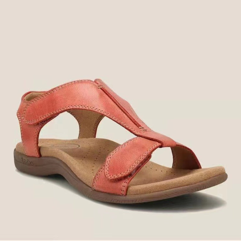 Plus-size casual flat fishmouth sandals