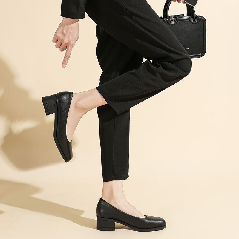 Womens Low Heel Professional Work Shoes
