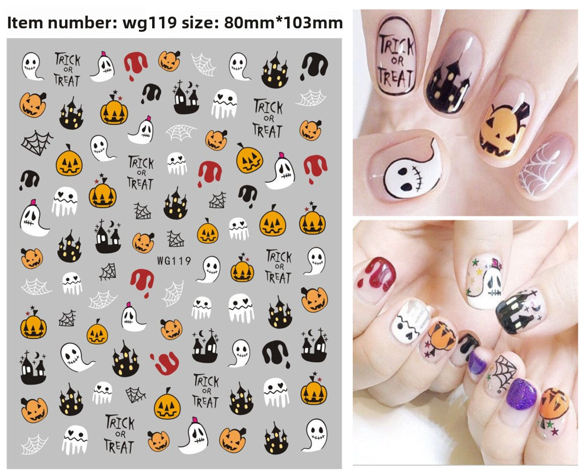 Halloween nail stickers