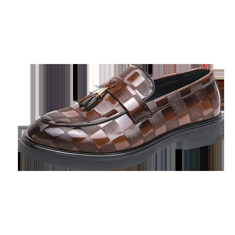 Mens Patent Leather Tassel Dress Shoes