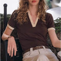 French Style Womens Polo Shirt