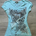 Vintage Subculture Sexy Slim Fit Short Sleeve T-Shirt
