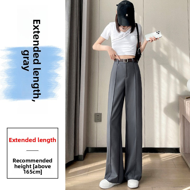 Glossy High Waist Wide Leg Trousers