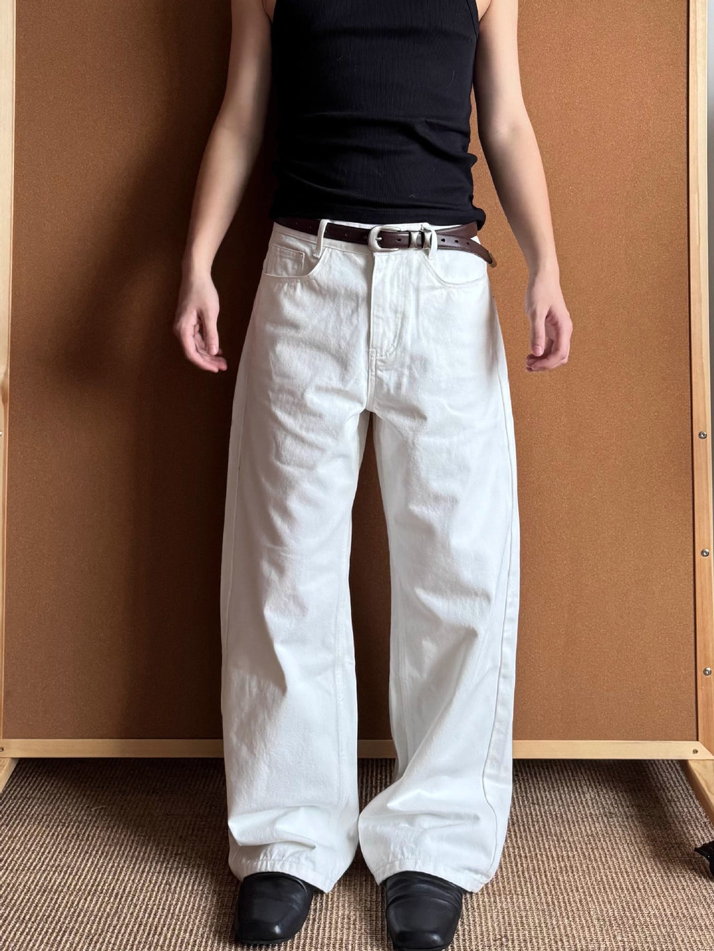 American Retro Straight Leg Denim Pants