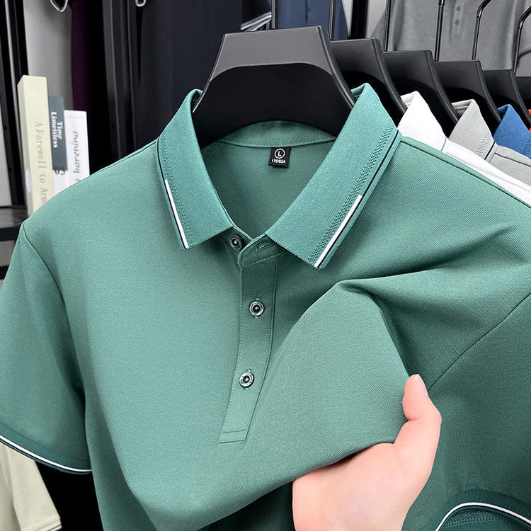 Mens Cotton Blend Polo Shirt