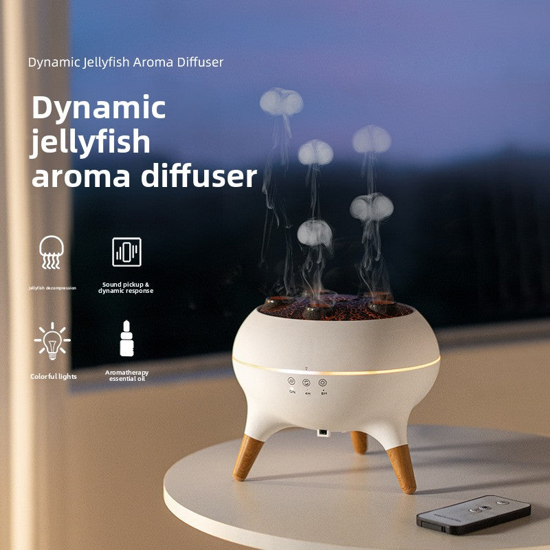Aromatic Essential Oil Diffuser Desktop Jellyfish Humidifier