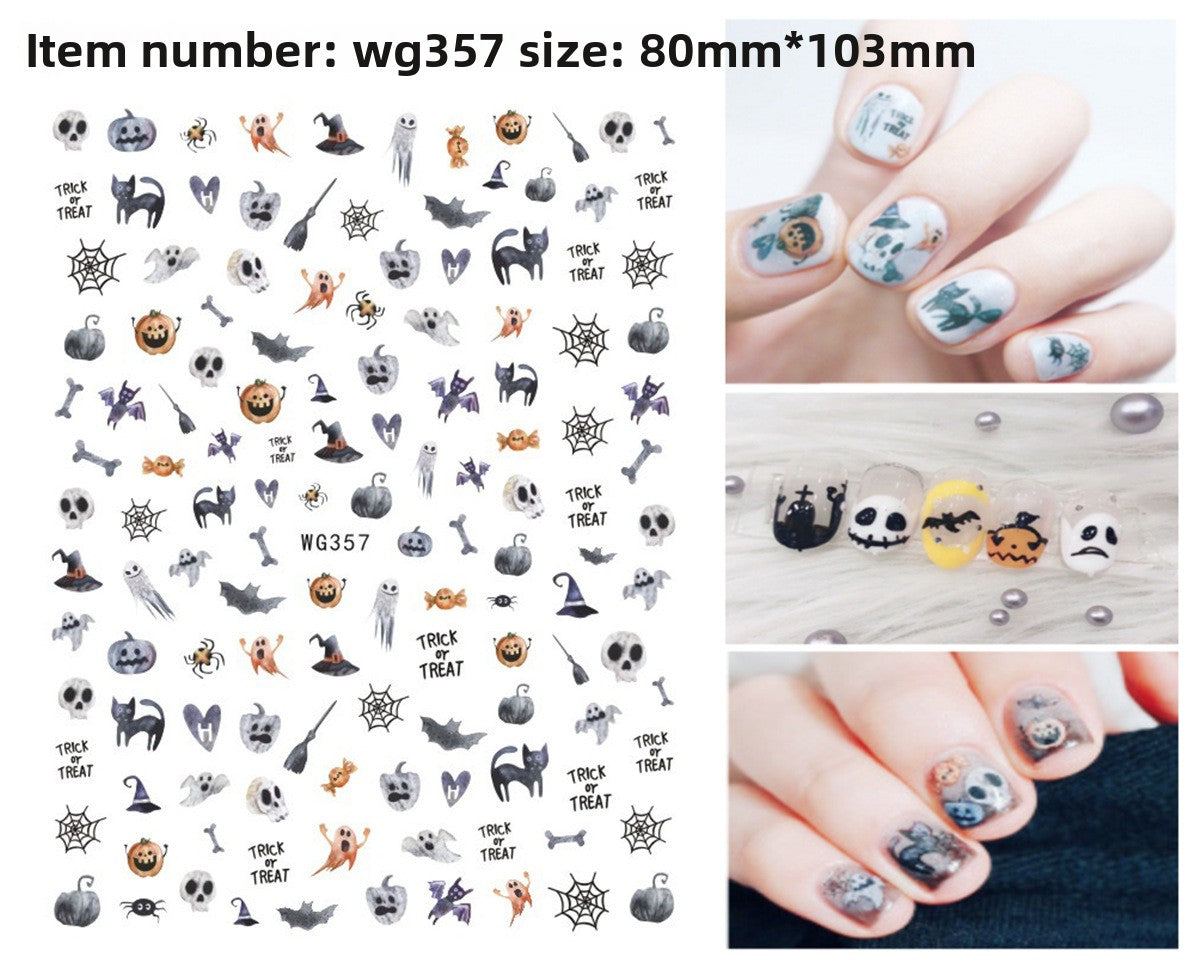 Halloween nail stickers