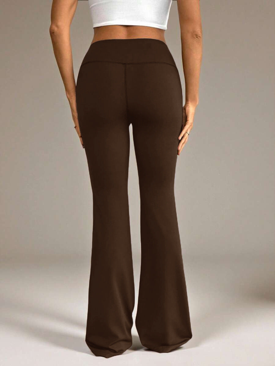 Womens High Waist Bootcut Yoga Pants