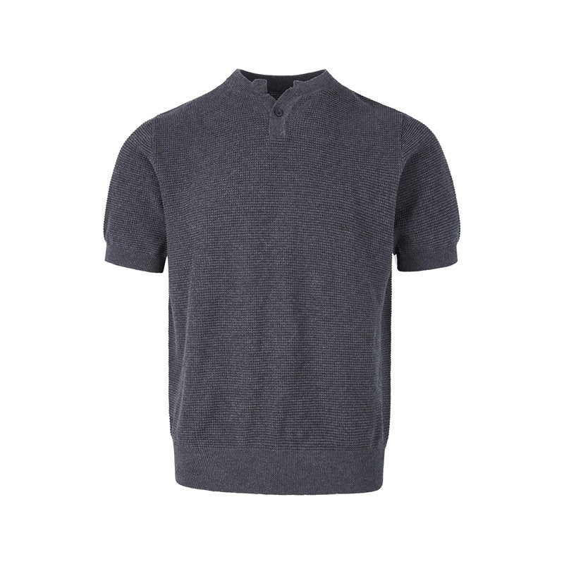 Pure Cotton Waffle Knit Shirt
