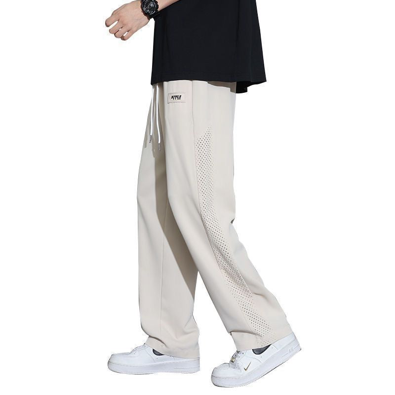 Mens Straight Leg Casual Pants