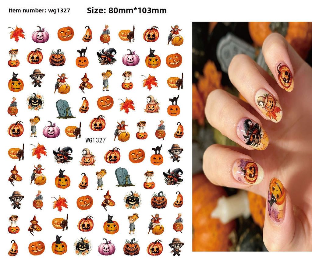 Halloween nail stickers
