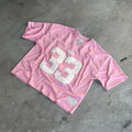 V-Neck Alphabet Print T-Shirt