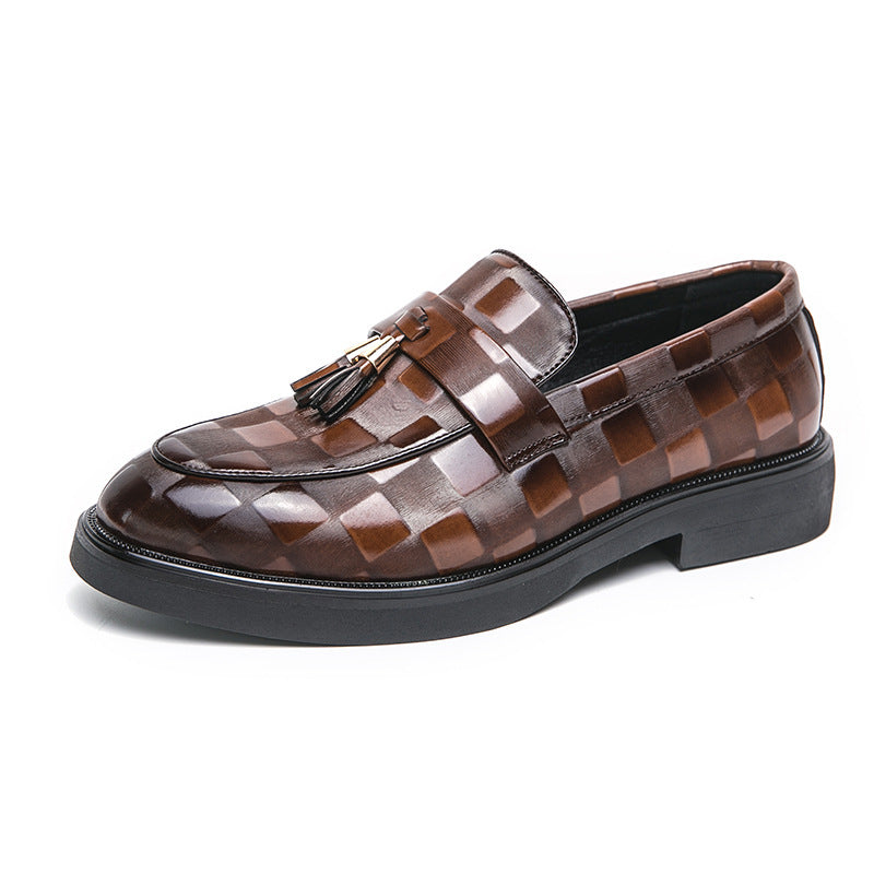 Mens Patent Leather Tassel Dress Shoes