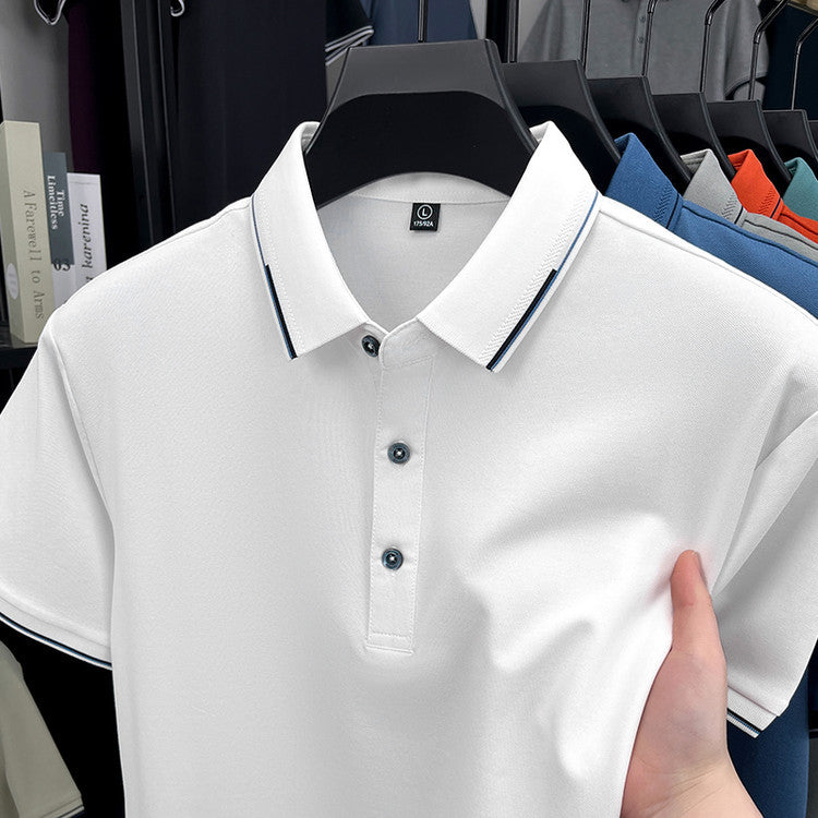 Mens Cotton Blend Polo Shirt