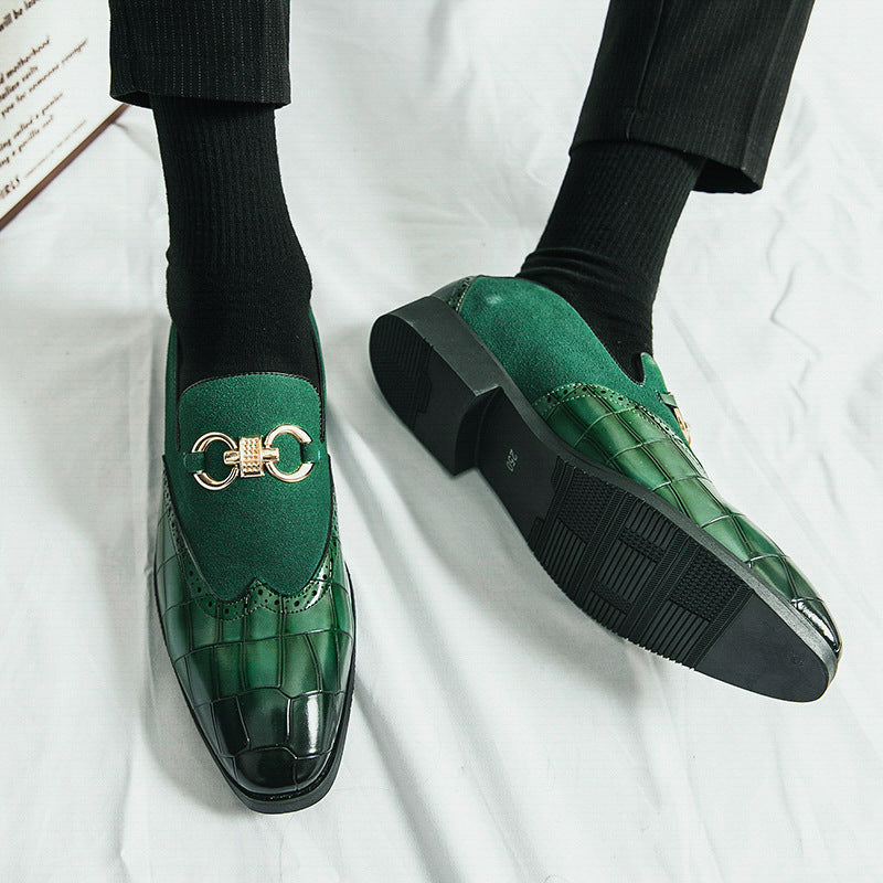 Mens Brogue Leather Lace Up Shoes