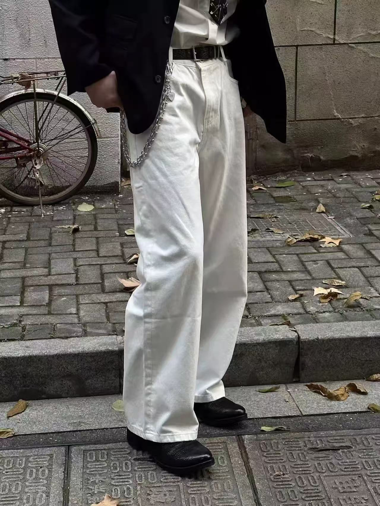 American Retro Straight Leg Denim Pants