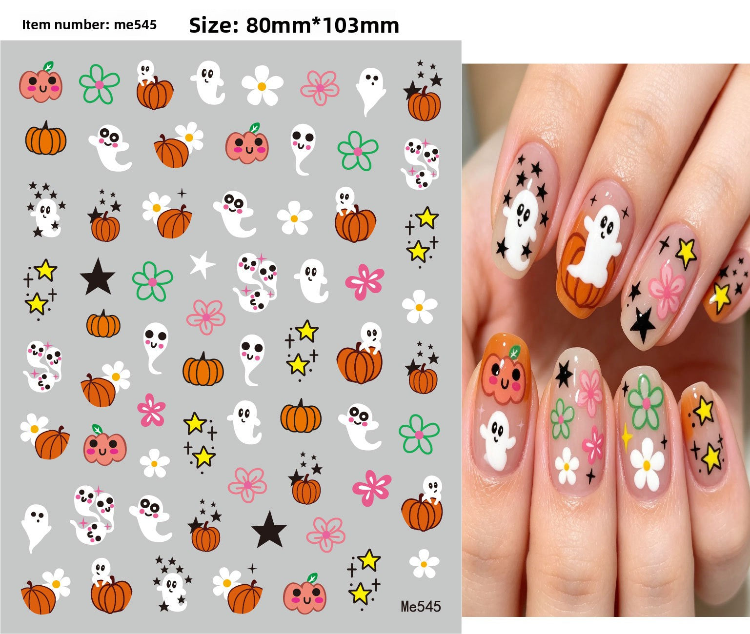 Halloween nail stickers