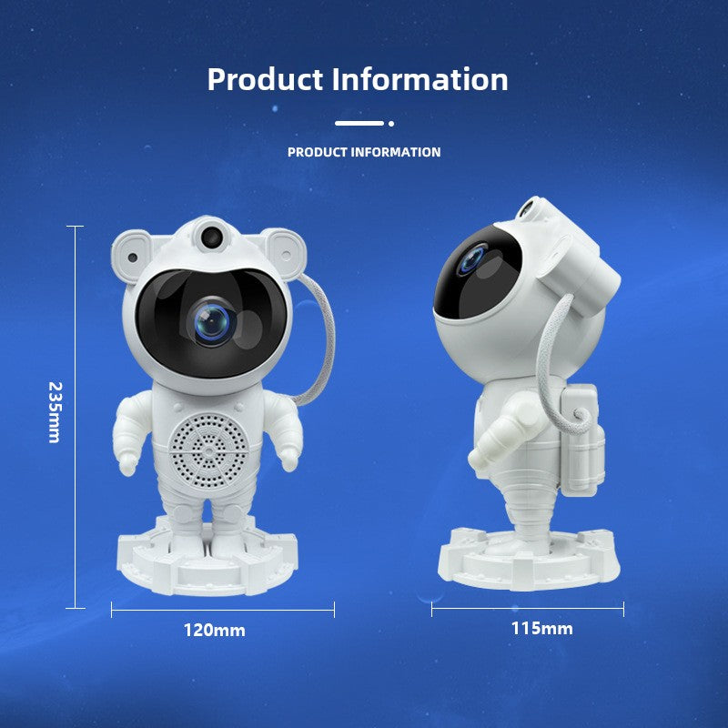 Astronaut Star Projection Night Light with Remote