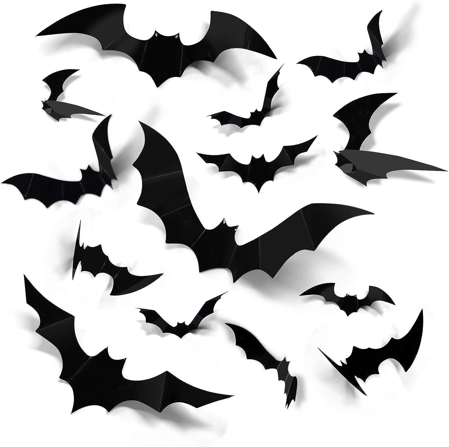 3D Halloween Bat Spider Wall Stickers