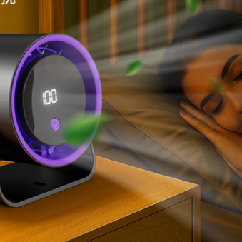 Charging desktop fan