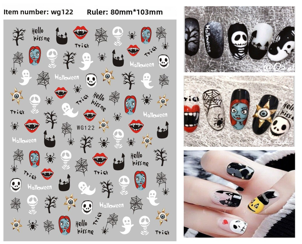 Halloween nail stickers