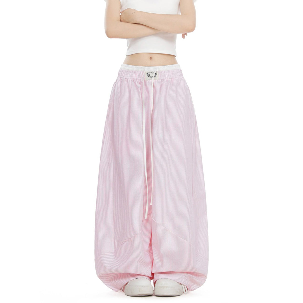 Casual straight-leg trousers