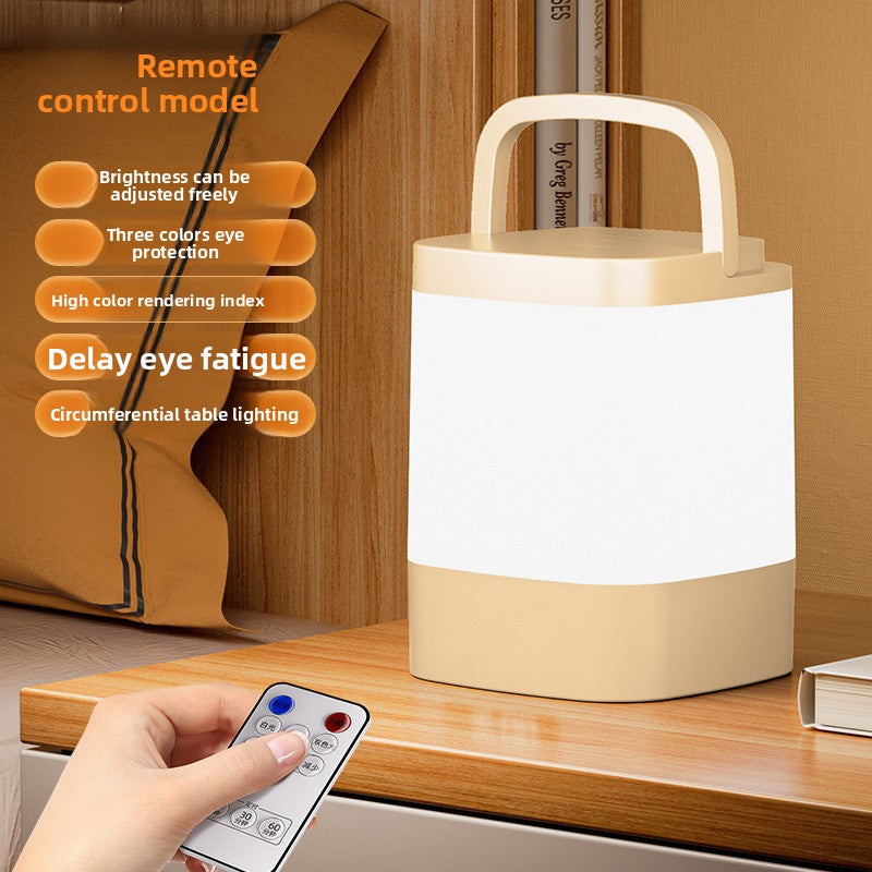 Remote Control Rechargeable Touch Night Light Bedroom Sleep Light