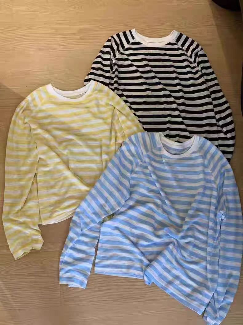Striped Raglan Sleeve T-Shirt