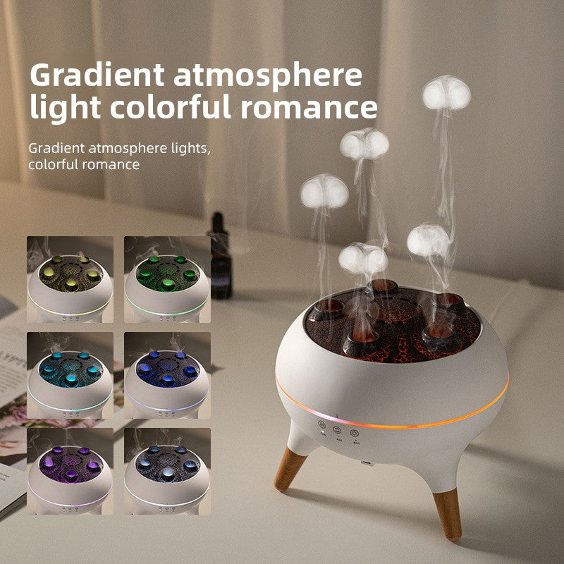 Aromatic Essential Oil Diffuser Desktop Jellyfish Humidifier