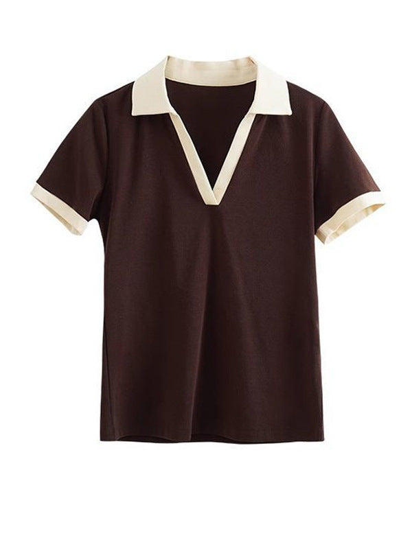 French Style Womens Polo Shirt